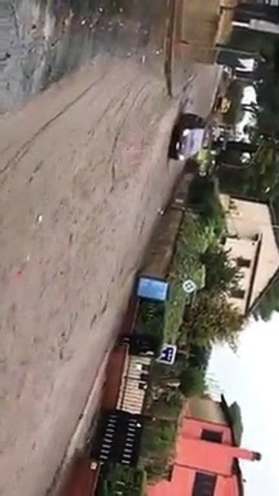 Temporali sui Castelli Romani, fiume di acqua per le strade di Rocca di Papa