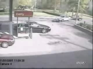 Accident moto station service