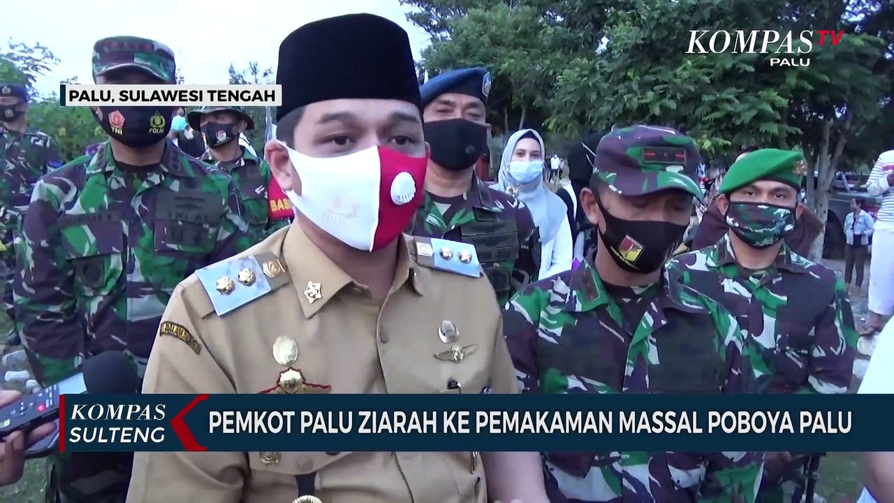 Pemkot Palu Ziarah ke Pemakaman Massal Poboya Palu