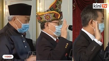 Bung, Jeffrey, Joachim angkat sumpah Timbalan Ketua Menteri Sabah