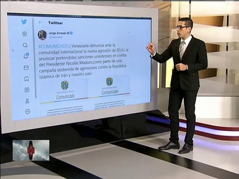 COMUNICADO | Venezuela rechaza y denuncia nueva agresión de EEUU contra presidente Nicolás Maduro