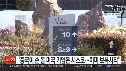 "중국이 손 볼 미국 기업은 시스코…이미 보복 시작"