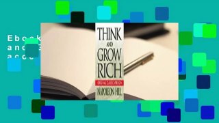 Ebooks download Think and Grow Rich Free acces