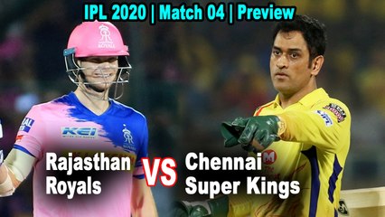 Download Video: IPL 2020 | Match 04 | Preview | CSK vs RR | Chennai Super  Kings vs Rajasthan Royals