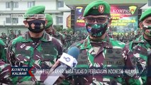 Prajurit TNI Yonif 133 Akhiri Masa Tugas di Perbatasan