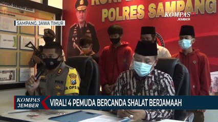 Viral! 4 Pemuda Bercanda Shalat Berjamaah