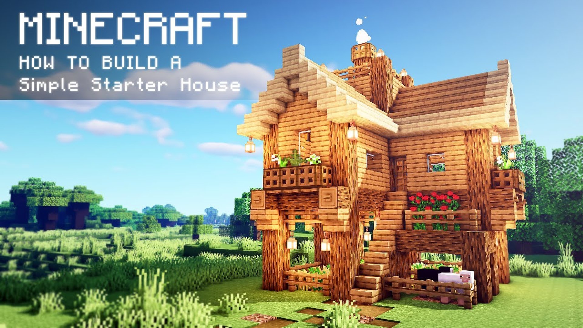 Minecraft - How to Build a Easy Starter Cabin - video Dailymotion