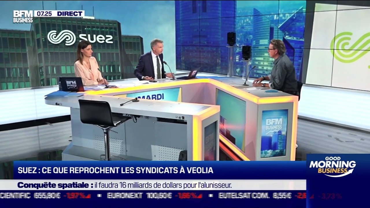 Franck Reinhold Von Essen (Suez) : Les syndicats du groupe Suez se mobilisent ce mardi contre le projet de rachat par Veolia - 22/09