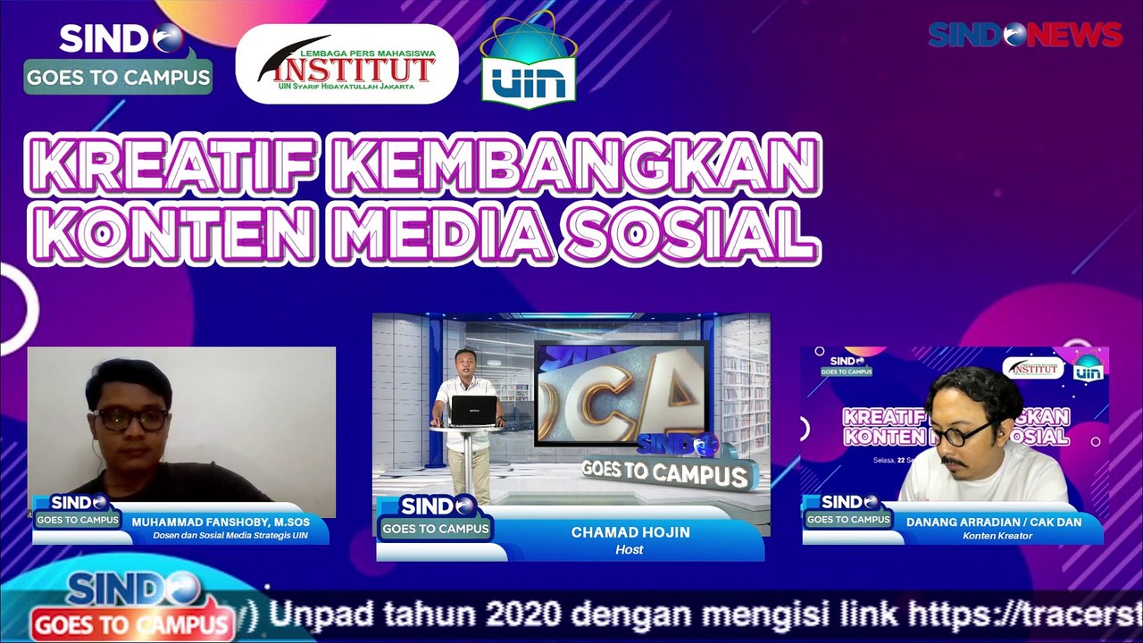 SINDO Goes To Campus : Kreatif Kembangkan Konten Media Sosial