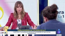 No cabe más desfachatez en esta TVE: Pablo Iglesias y su 'groupie' Ana Pardo de Vera hacen frente común contra el rey emérito