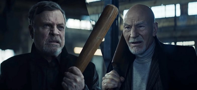 Mark Hamill Fights Patrick Stewart in Uber Eats Commercial - Star Wars / Star Trek