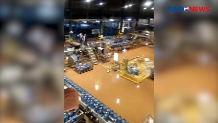 Selain Rusak Rumah, Banjir Bandang Cicurug Juga Genangi Pabrik Aqua