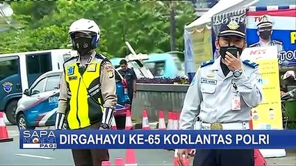 Peringatan HUT ke-65 Korps Lalu Lintas Polri
