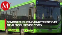 Características técnicas para los nuevos autobuses en la CdMx