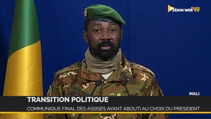 Mali : Communiqué final des assises ayant abouti au choix du président de la transition