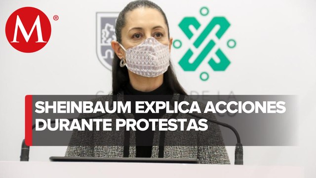 Cierre del Zócalo, para evitar confrontaciones de manifestantes: Sheinbaum