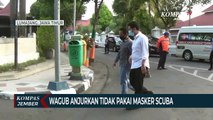 Wakil Gubernur Jatim, Emil Menganjurkan Warga Tidak Pakai Masker Scuba