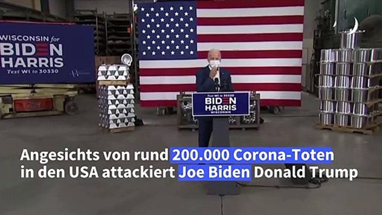 200.000 Corona-Tote: Biden spricht von 'tragischem Meilenstein'