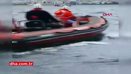 Bostancı'da denize atlayan kadın, 2 bin 500 metre açıkta kurtarıldı