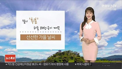 [날씨] 내일도 일교차 10도 이상…강원 영동·동해안 비