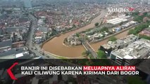 Pantauan Udara Kali Ciliwung, Beberapa Titik di DKI Jakarta Terdampak Banjir