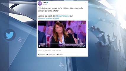 TPMP : Valérie Benaïm critiquée pour ses propos sur Freeze Corleone, elle s’explique