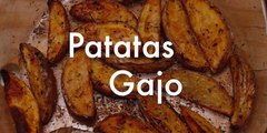 Cómo preparar patatas gajo al horno, paso a paso