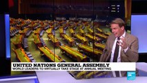 United Nations General Assembly: World leaders to virtually take stage at annual meeting