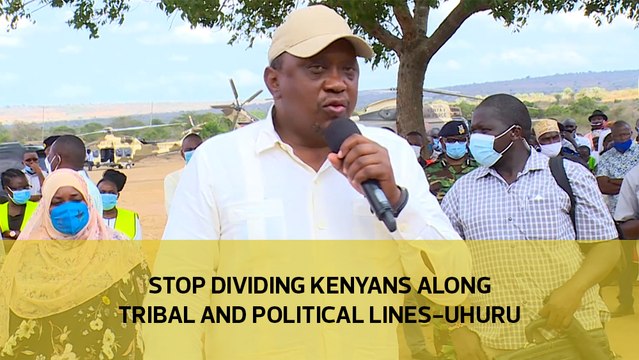Stop dividing Kenyans along tribal and political lines - Uhuru