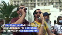 Alger: 5e lundi de manifestation pour demander la libération de Khaled Drareni