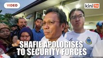 Shafie apologises to security forces over Mohamaddin's remarks