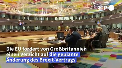 EU zum Brexit: "Die Zeit der Spielchen ist vorbei"