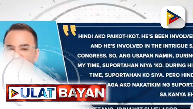 House Speaker Cayetano, idinawit si Velasco sa umano'y planong coup d'etat laban sa kanya; Cayetano, sinabing 'di na kailangan ng coup d'état dahil handa siyang magbitiw sa puwesto kung kailangan