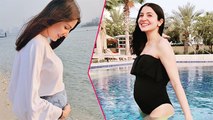 Anushka Sharma Flaunts Her Baby Bump In A Monokini