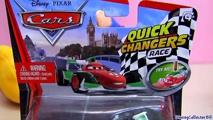 Download Video: Francesco Bernoulli Quick Changers Cars 2 changer 1-55 scale Mattel car-toys Disneycollector