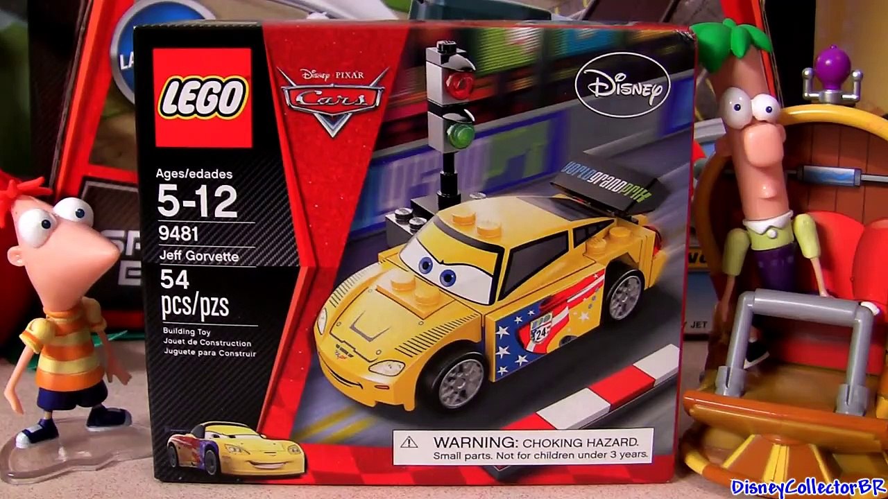 Lego 9481 Jeff Gorvette Cars 2 Disney Pixar Carrinho de Corrida Video em  portugues how-to build - video Dailymotion