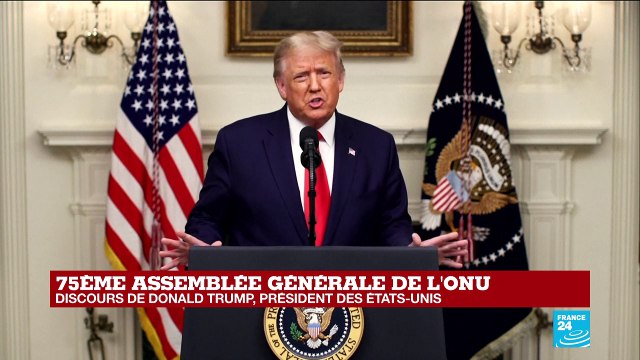 REPLAY - Discours de Donald Trump à l'occasion de la 75e Assemblée générale de l'ONU
