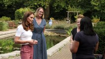 Duchess of Cambridge meets with parents in Battersea Park