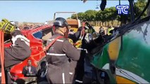 Trágico accidente dejó dos muertos y cuatro heridos en la provincia de Santa Elena