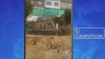 El Cazanoticias: Obra inconclusa en localidad de Chapinero, representaría un peligro para los habitantes