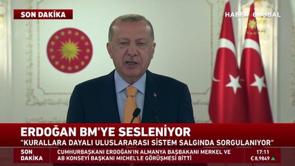 Cumhurbaşkanı Erdoğan, BM'ye seslendi