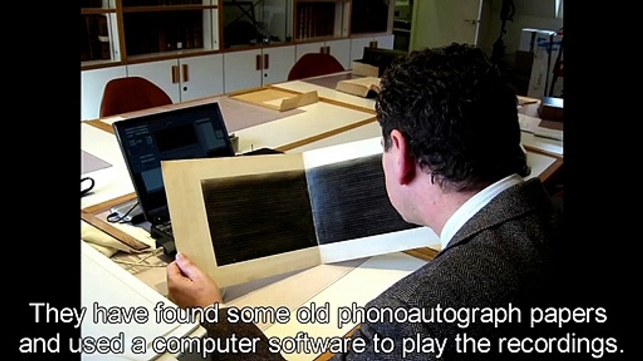 The First Recorded Sounds