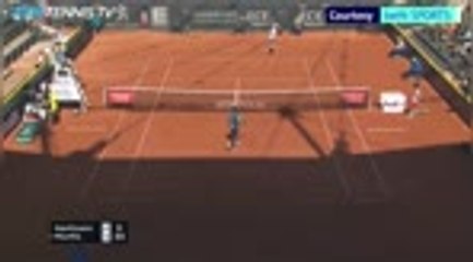 Download Video: Brilliant Hanfmann dumps Monfils out of German Open