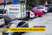 La Victoria: captan a ladrones robando autopartes en Jr. Carlos Gutiérrez