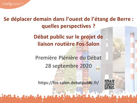 Débat Public Liaison Routière Fos Salon - Première plénière du débat