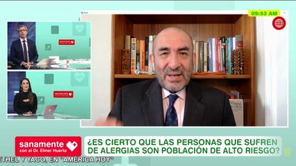 Sufro de alergias, ¿soy población de riesgo? | Sanamente con el Doctor Elmer Huerta (HOY)