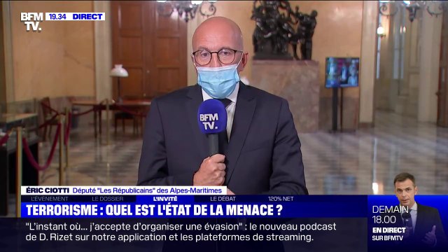 Eric Ciotti: Le président de la République parle de séparatisme pour ne pas évoquer le mot 'islamisme'