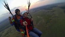 My first flight on a paraglider. Alexey Molyanov