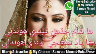 Ha sham jadhen __ Sindhi WhatsApp status __ Sarmand Sindhi __ Sindhi videos songs _ Sarwan Ahmed Pak 720P_HD