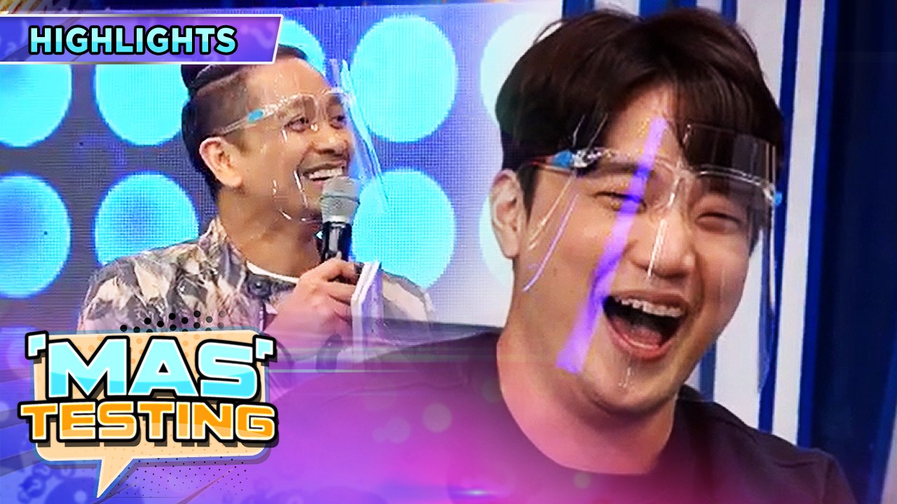 Ryan Bang seems excited for the Mas Testing gue...